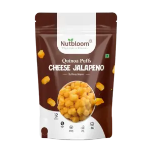 Nutbloom’s Cheese Jalapeño Quinoa Puffs