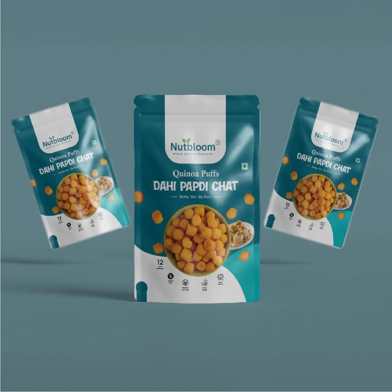 Nutbloom's Dahi Papdi Chaat Quinoa Puffs - Image 7