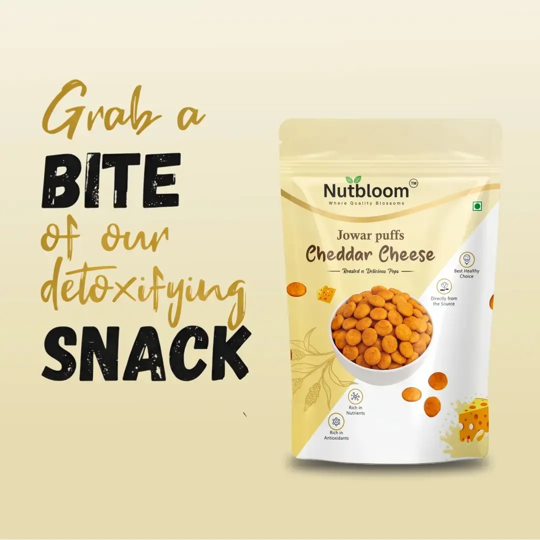 Nutbloom's Cheddar Cheese Jowar Puffs - Image 5
