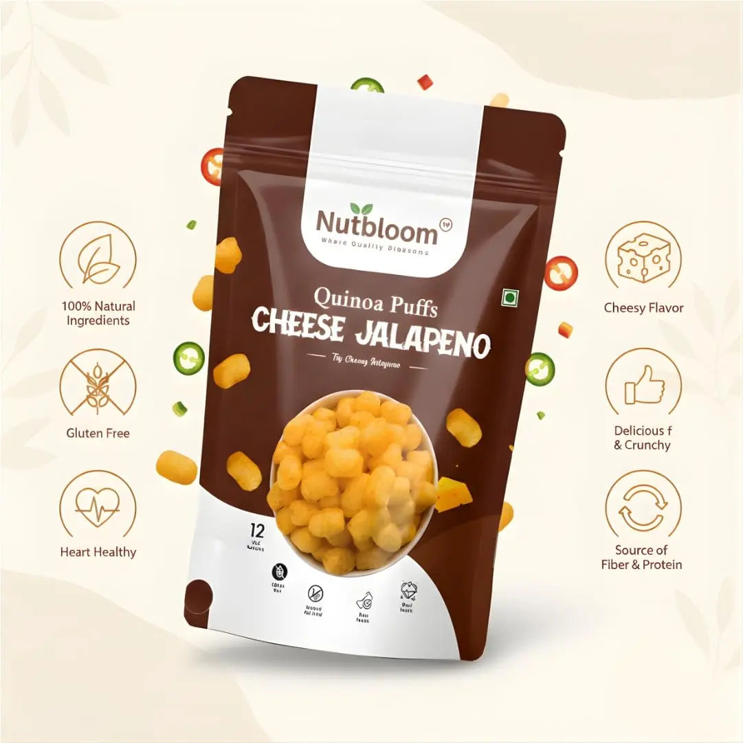 Nutbloom's Cheese Jalapeño Quinoa Puffs - Image 8