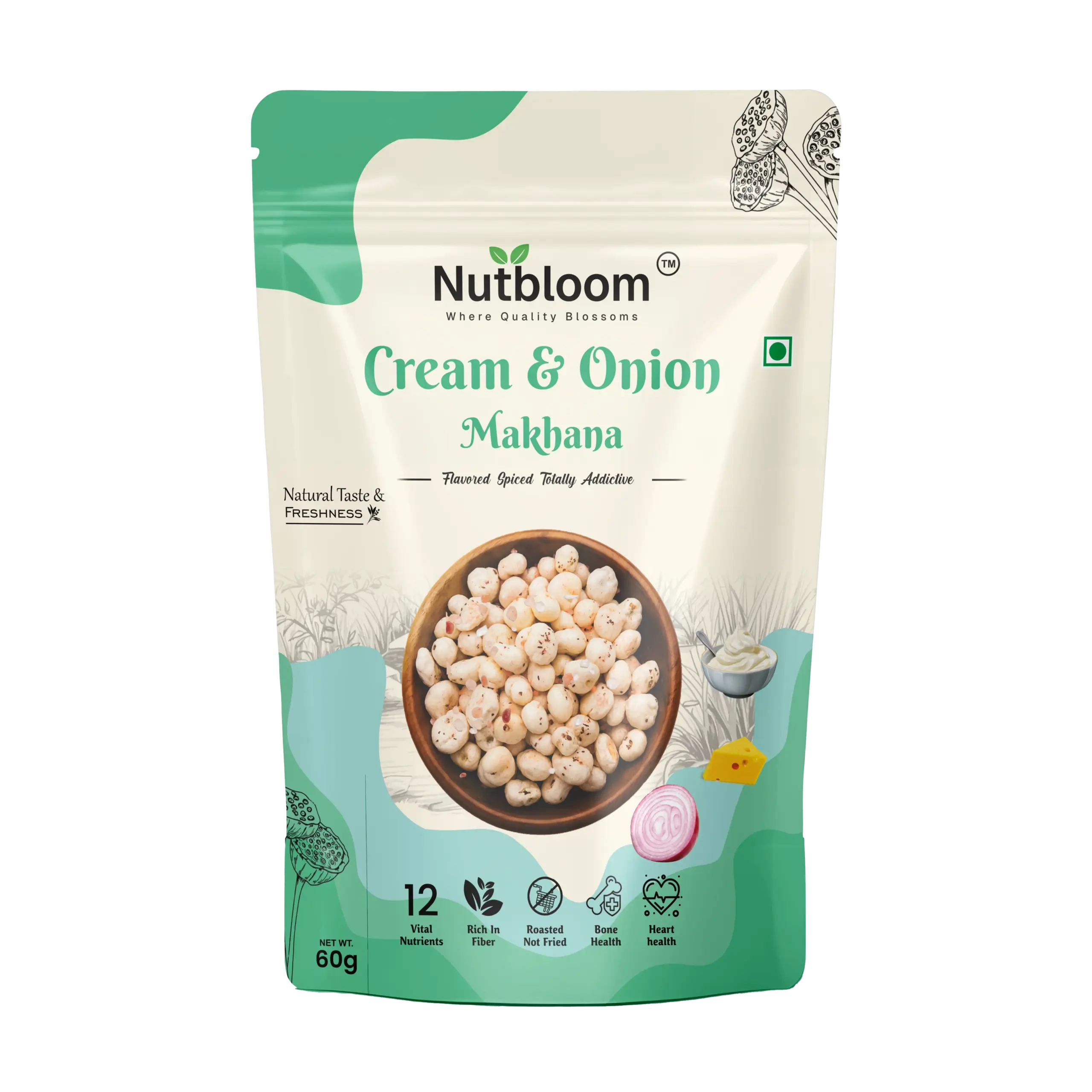 Nutbloom’s Cream & Onion Makhana