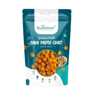 Nutbloom’s Dahi Papdi Chaat Quinoa Puffs