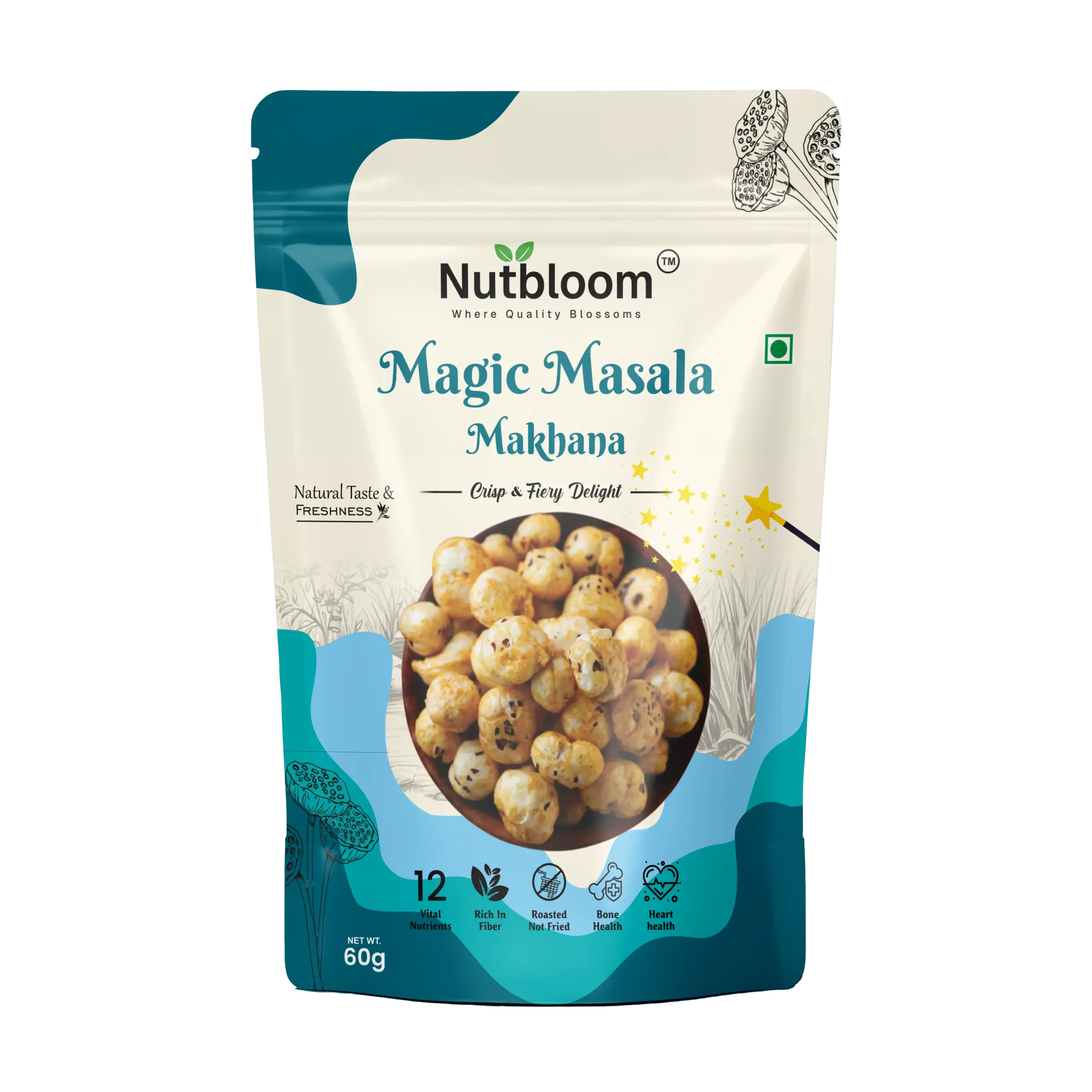 Nutbloom’s Magic Masala Makhana