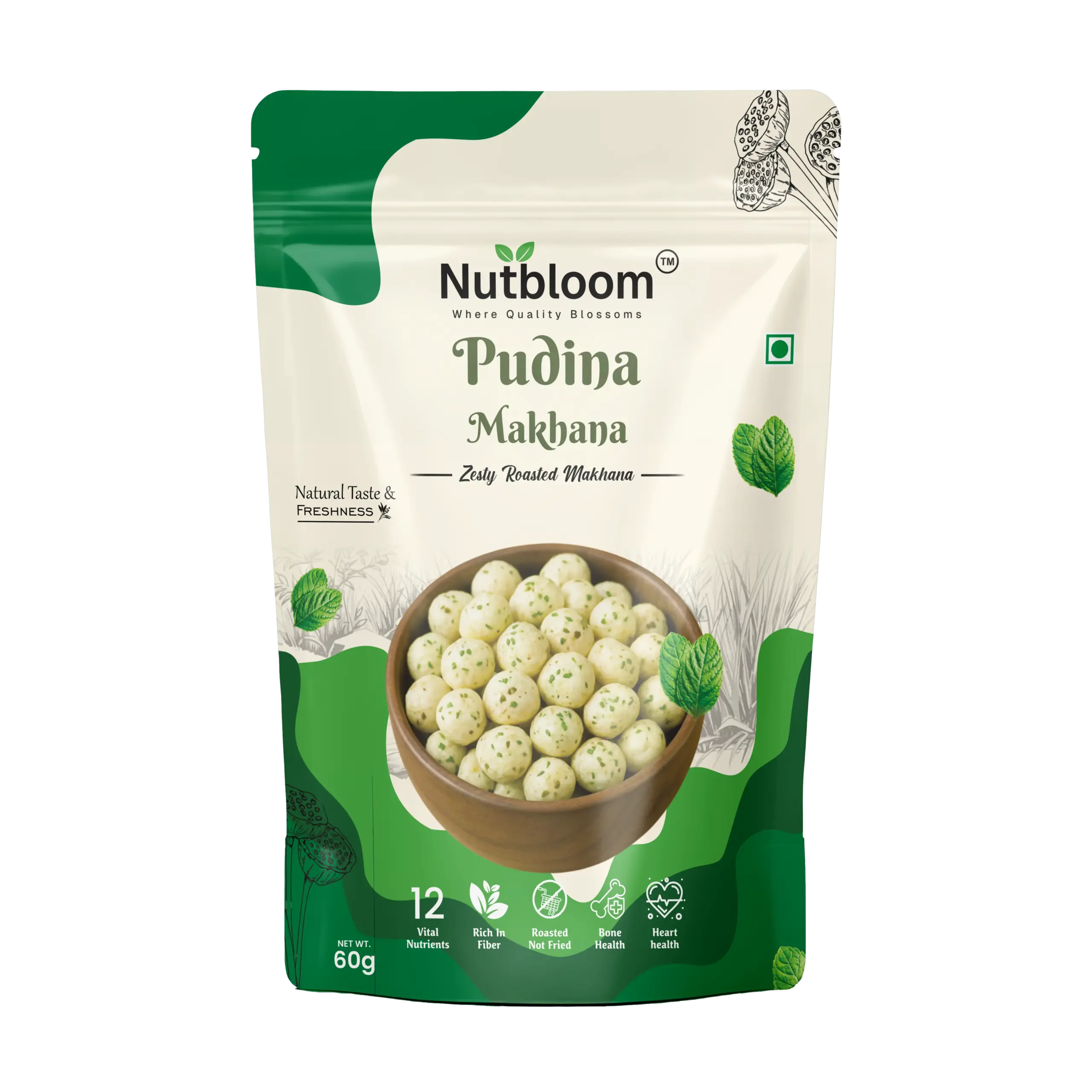 Nutbloom’s Pudina Makhana