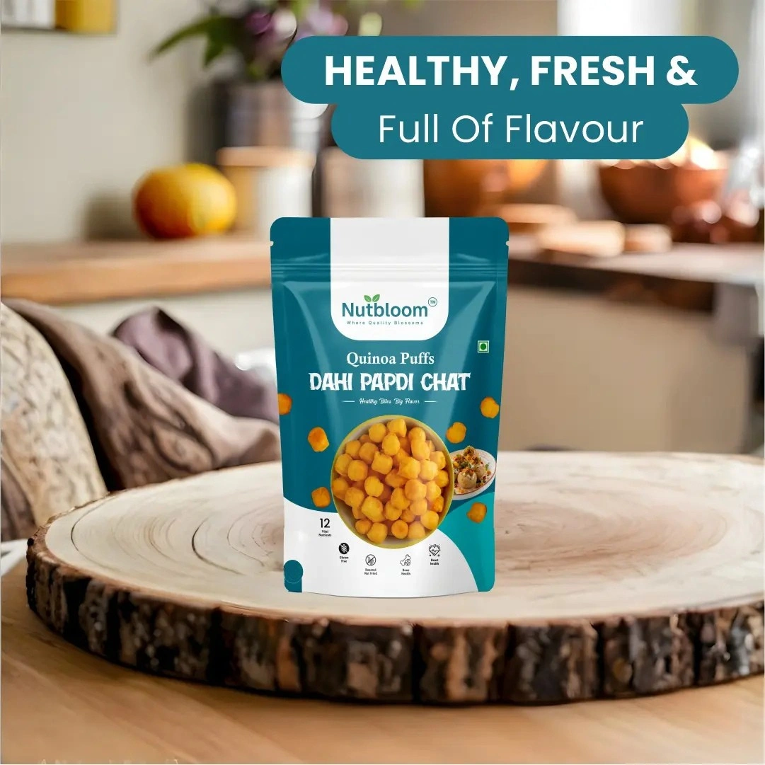 Nutbloom's Dahi Papdi Chaat Quinoa Puffs - Image 5