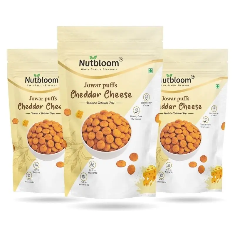 Nutbloom's Cheddar Cheese Jowar Puffs - Image 6