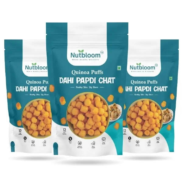 Nutbloom's Dahi Papdi Chaat Quinoa Puffs - Image 8